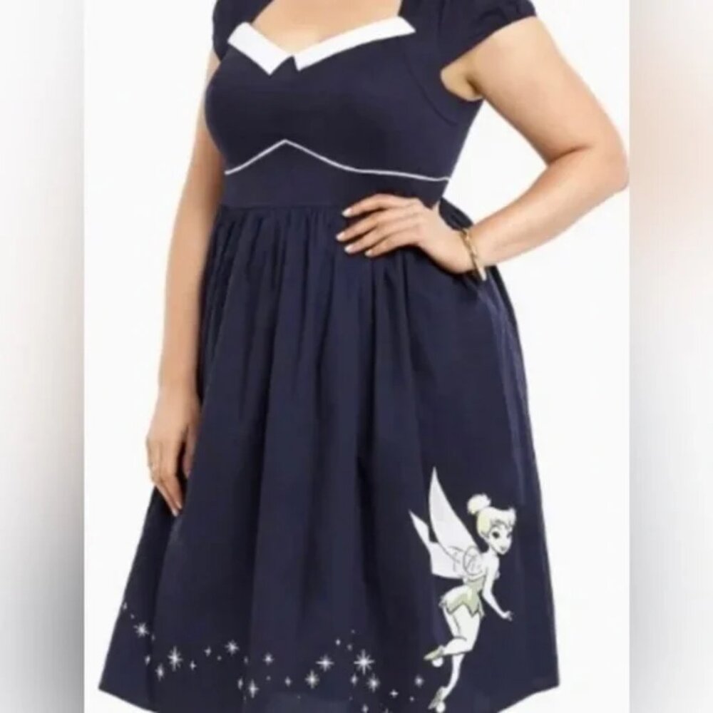 Torrid/Navy Tinkerbell Retro Dress